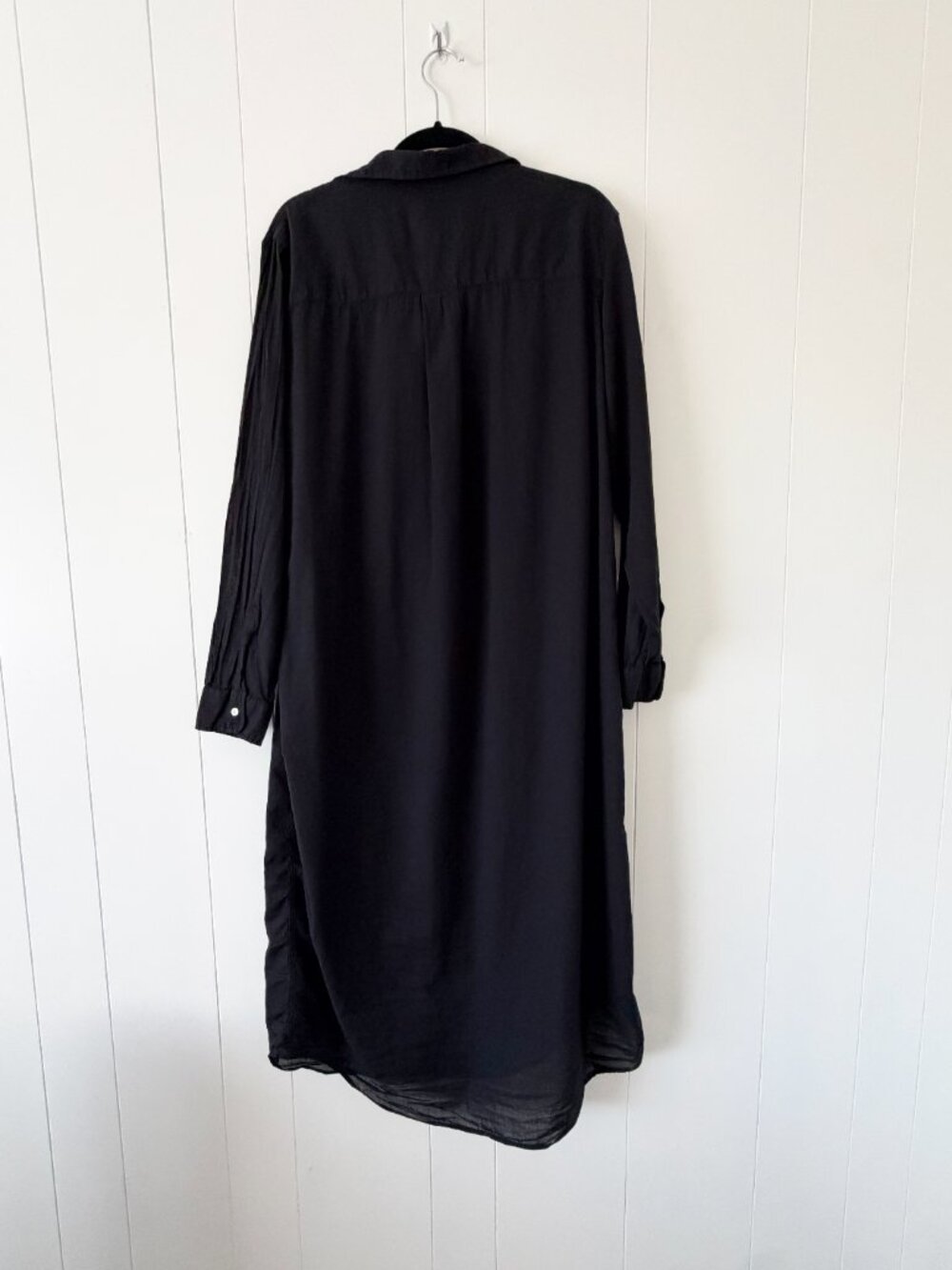 Frank & Eileen, Rory Organic Voile Black L - Picture 5 of 6
